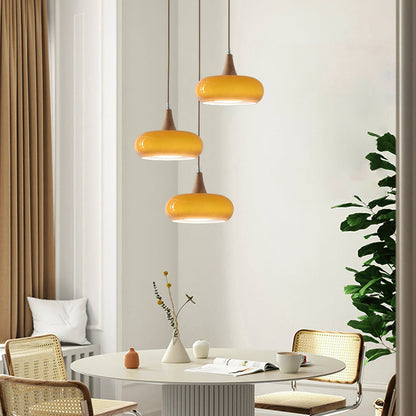 Moderne Glas-Pendelleuchte