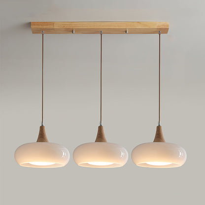 Moderne Glas-Pendelleuchte