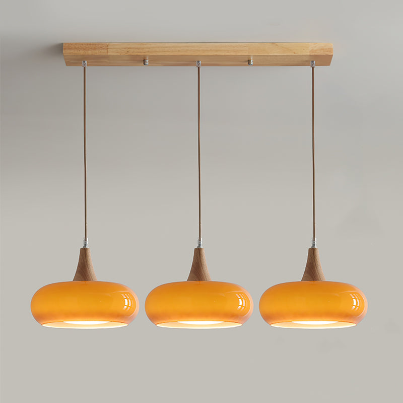 Moderne Glas-Pendelleuchte