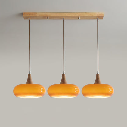 Moderne Glas-Pendelleuchte