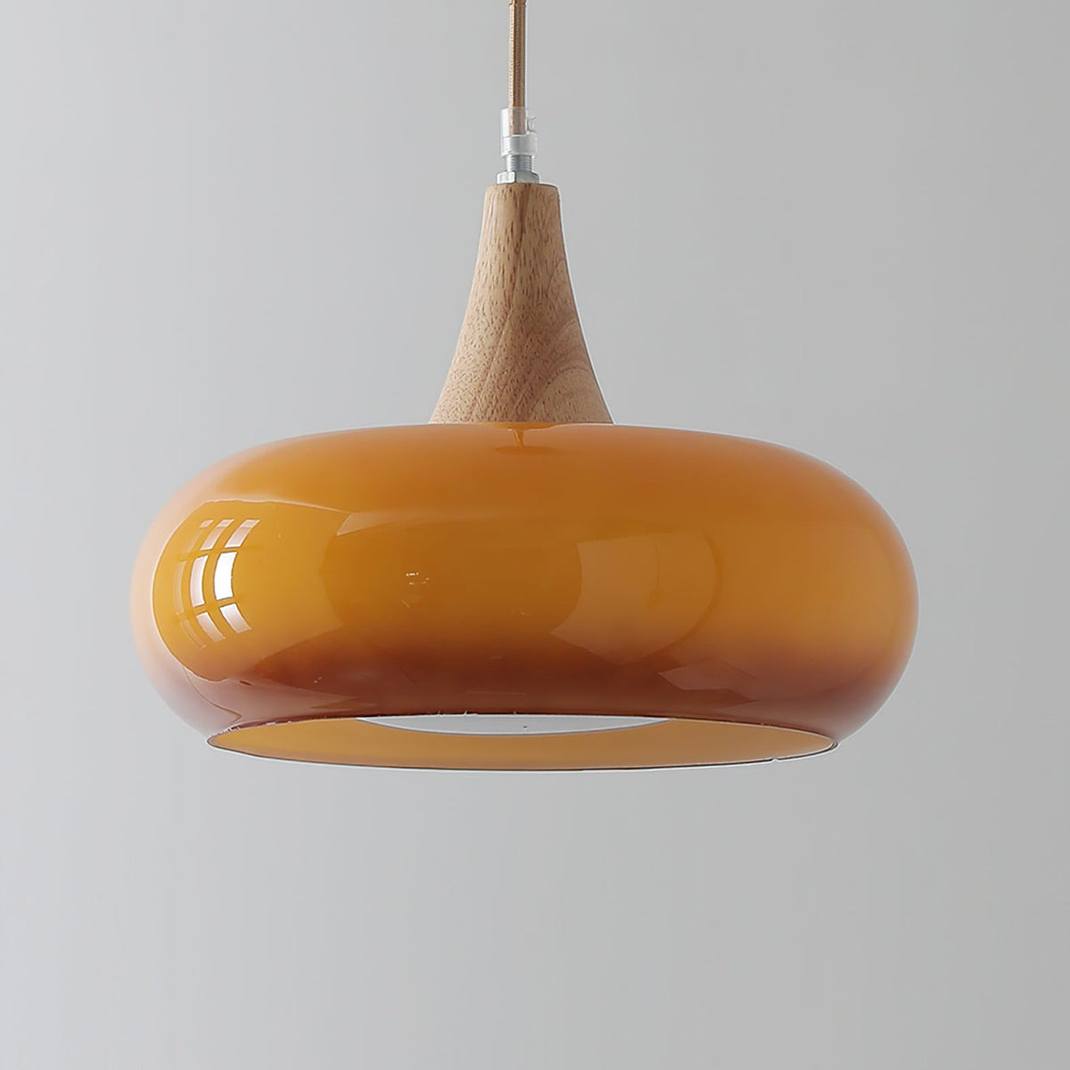 Moderne Glas-Pendelleuchte