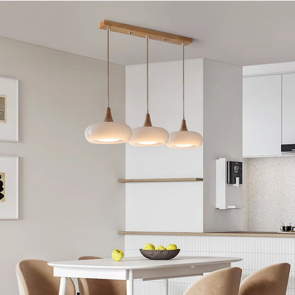 Moderne Glas-Pendelleuchte