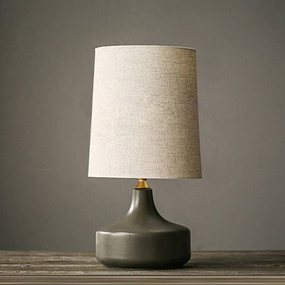 Dravena Keramik-Tischlampe im Mid-Century-Stil