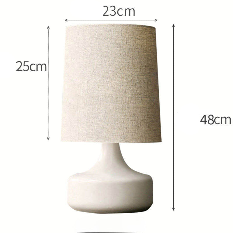 Dravena Keramik-Tischlampe im Mid-Century-Stil
