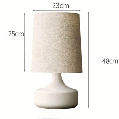 Dravena Keramik-Tischlampe im Mid-Century-Stil