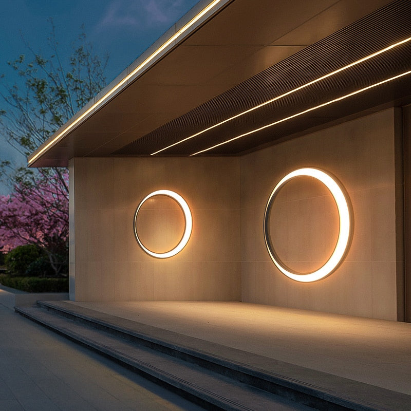 Moderne wasserdichte LED-Außenwandleuchte