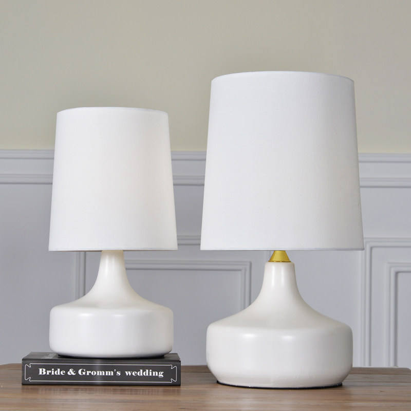 Dravena Keramik-Tischlampe im Mid-Century-Stil
