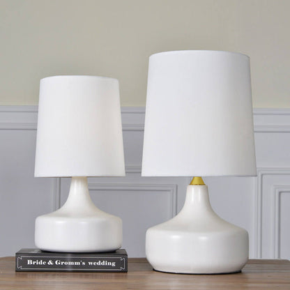 Dravena Keramik-Tischlampe im Mid-Century-Stil