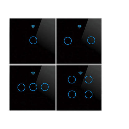 Luvexa minimalistischer Smart-Touch-Schalter aus Glas und PC