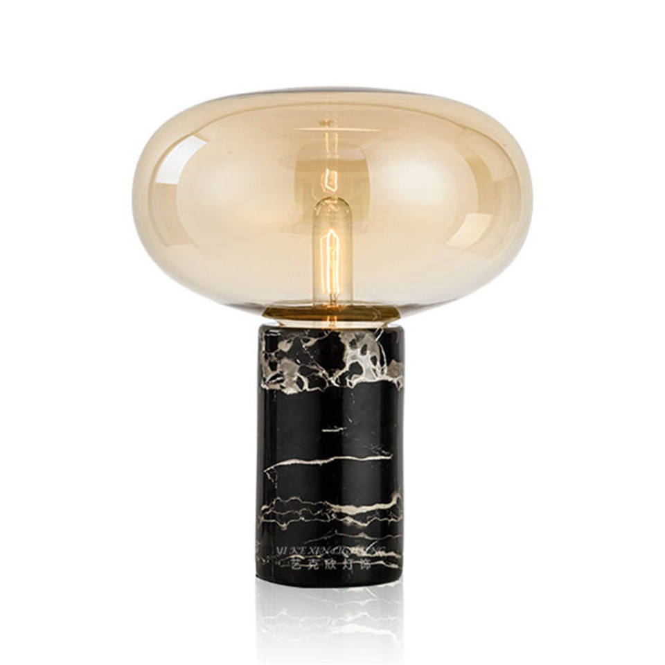 Yorlan Marmor-Tischlampe im Mid-Century-Stil