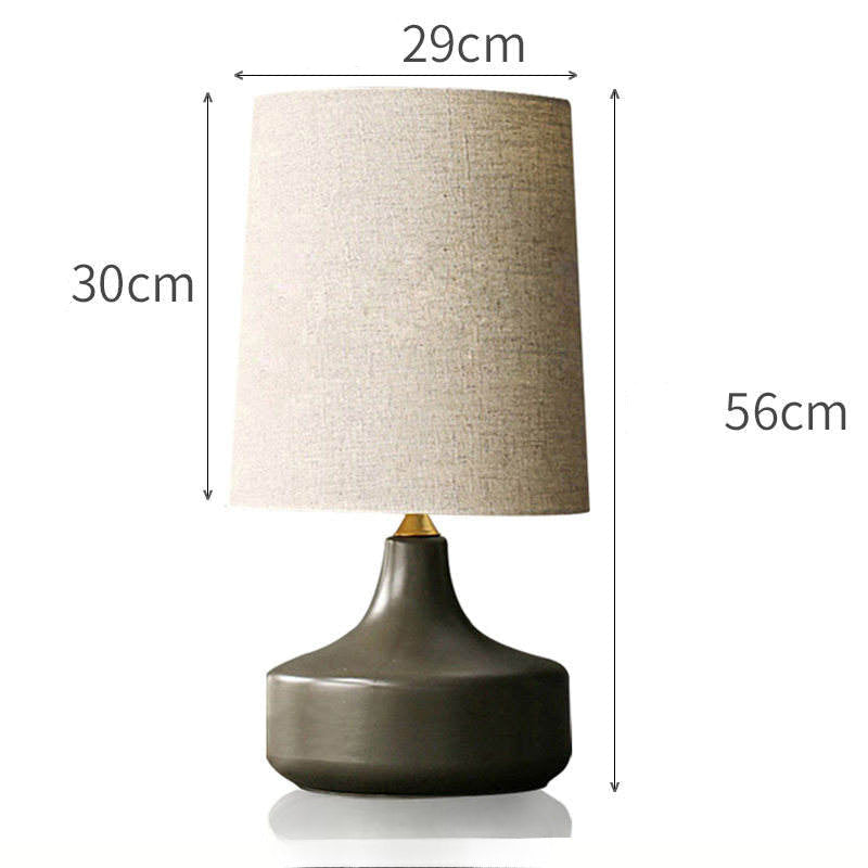Dravena Keramik-Tischlampe im Mid-Century-Stil