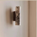 Calacatta-Marmor Messing Wandlampe