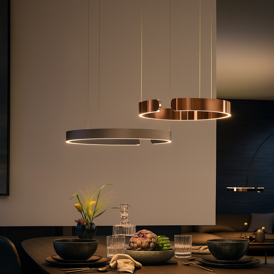 Moderner LED-Ring-Pendelleuchter