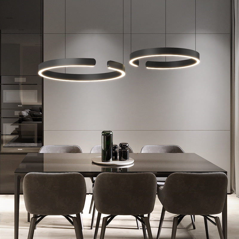 Moderner LED-Ring-Pendelleuchter