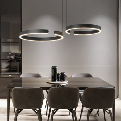 Moderner LED-Ring-Pendelleuchter
