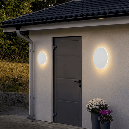 Nordische runde wasserdichte Wandleuchte