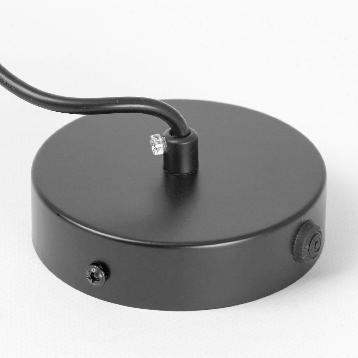 Retro gerippte Glas-Hängeleuchte