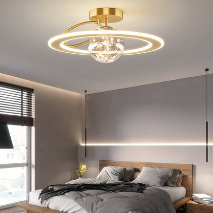 Goldene Sternenhimmel-Deckenleuchte