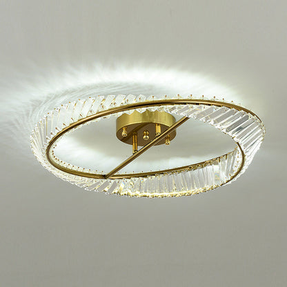 Kristallglanz LED-Deckenleuchte