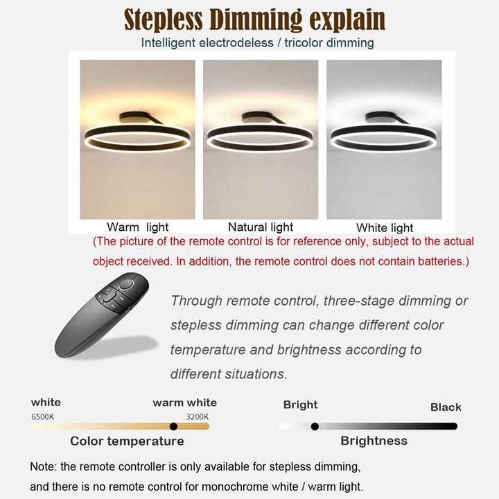 Schlanke Nordische Deckenleuchte
