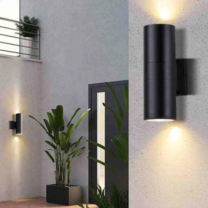 Moderne wasserdichte LED-Außenwandleuchte mit Auf- und Abwärtslicht