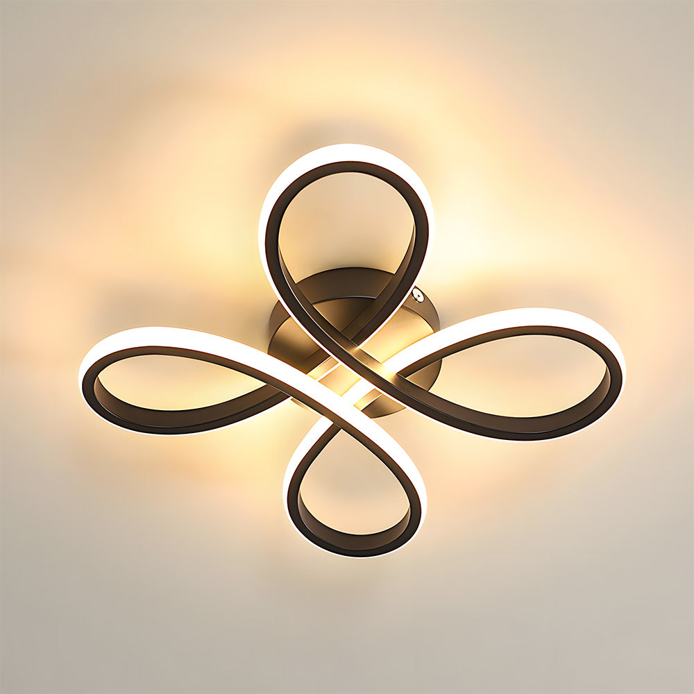 Skulpturale Eisen-Schlafzimmerlampe