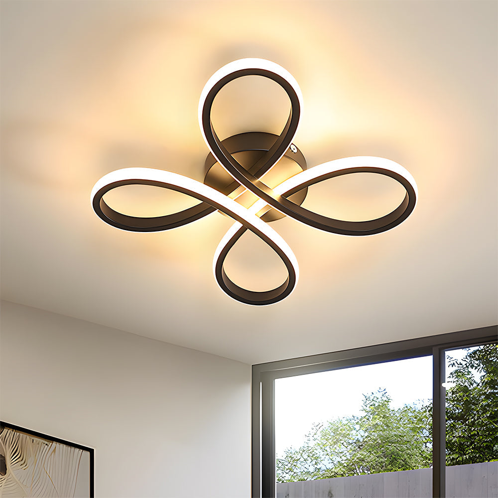 Skulpturale Eisen-Schlafzimmerlampe