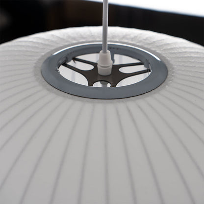 Weiße Laternen-Hängeleuchte