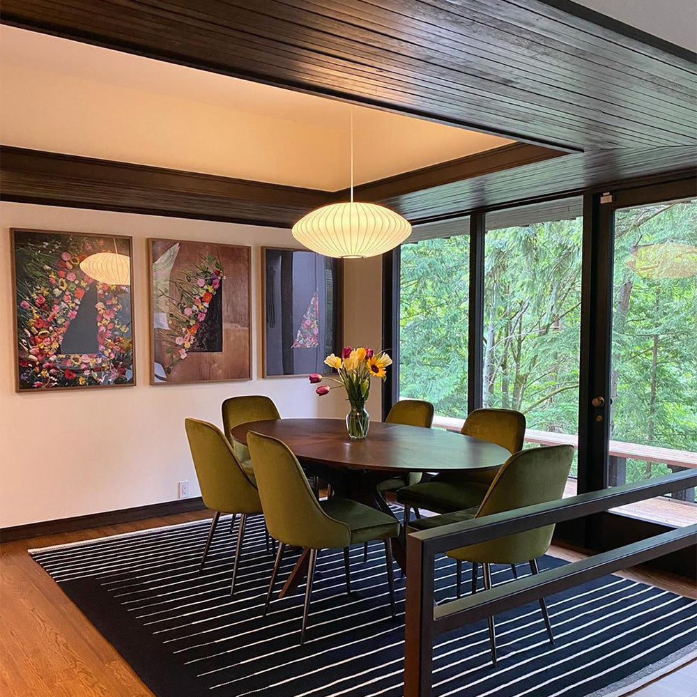 Weiße Laternen-Hängeleuchte