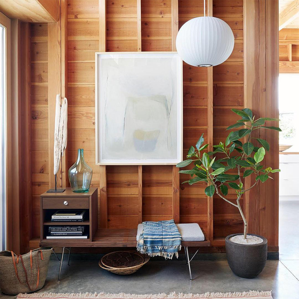 Weiße Laternen-Hängeleuchte