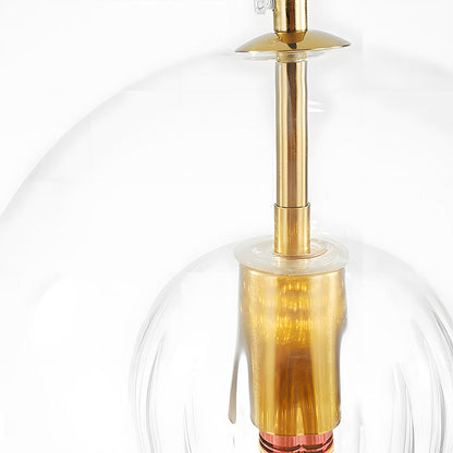 Kugelförmige Glas-Hängeleuchte