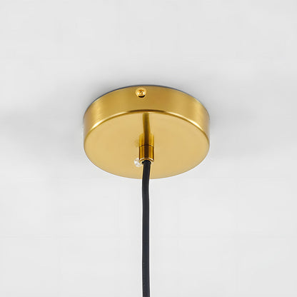 Kugelförmige Glas-Hängeleuchte