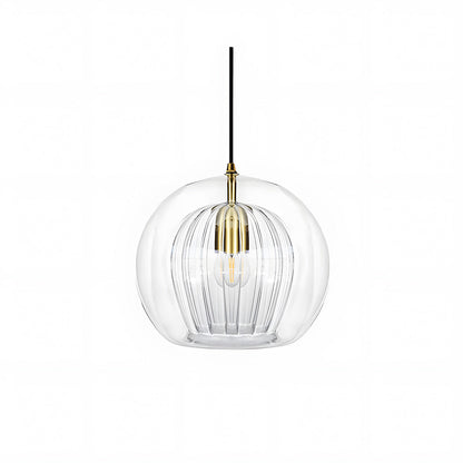 Kugelförmige Glas-Hängeleuchte