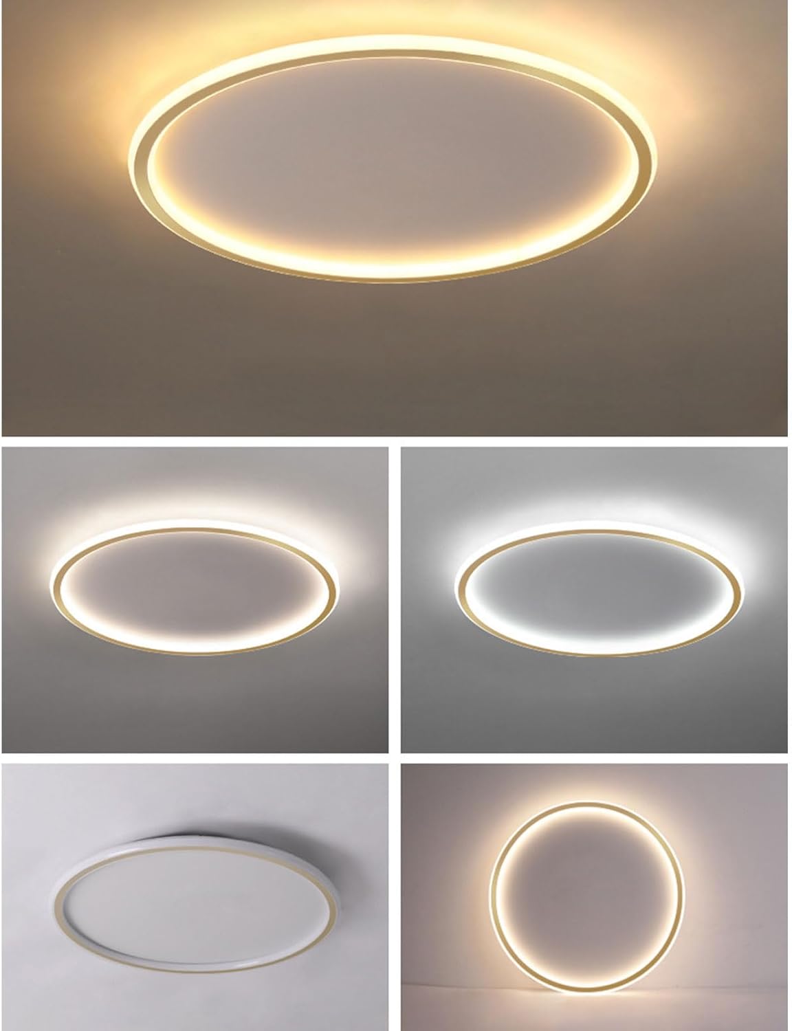 Zeitgenössische Scheiben-Deckenleuchte