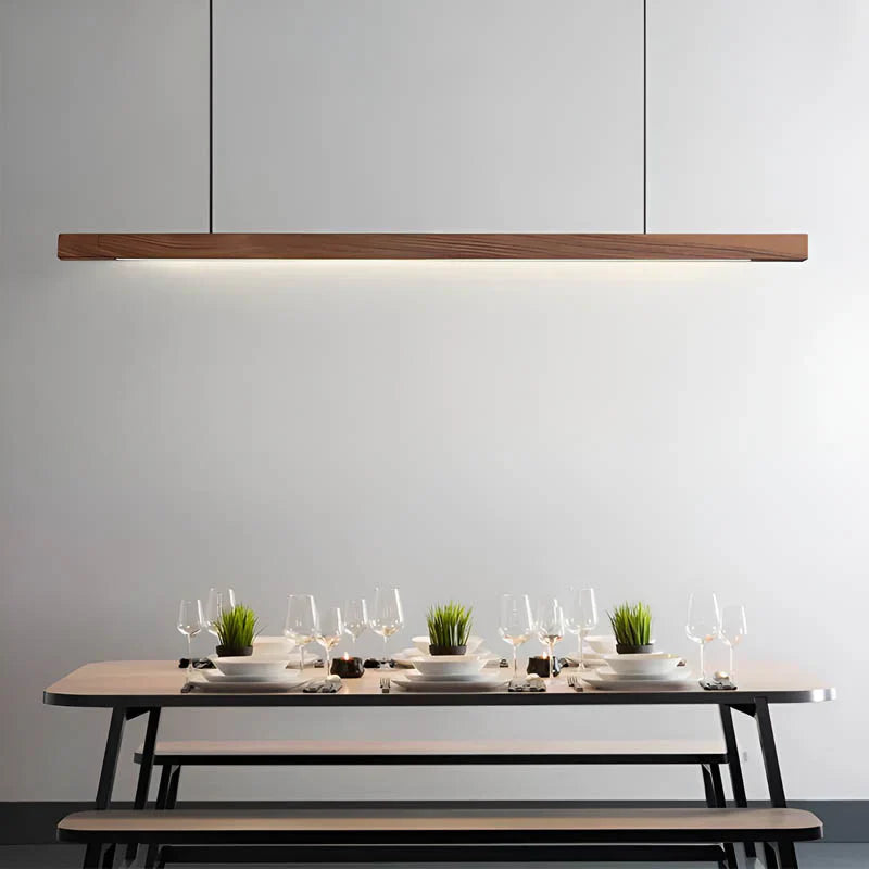 Moderne skandinavische Holz-Pendelleuchte
