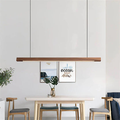 Moderne skandinavische Holz-Pendelleuchte
