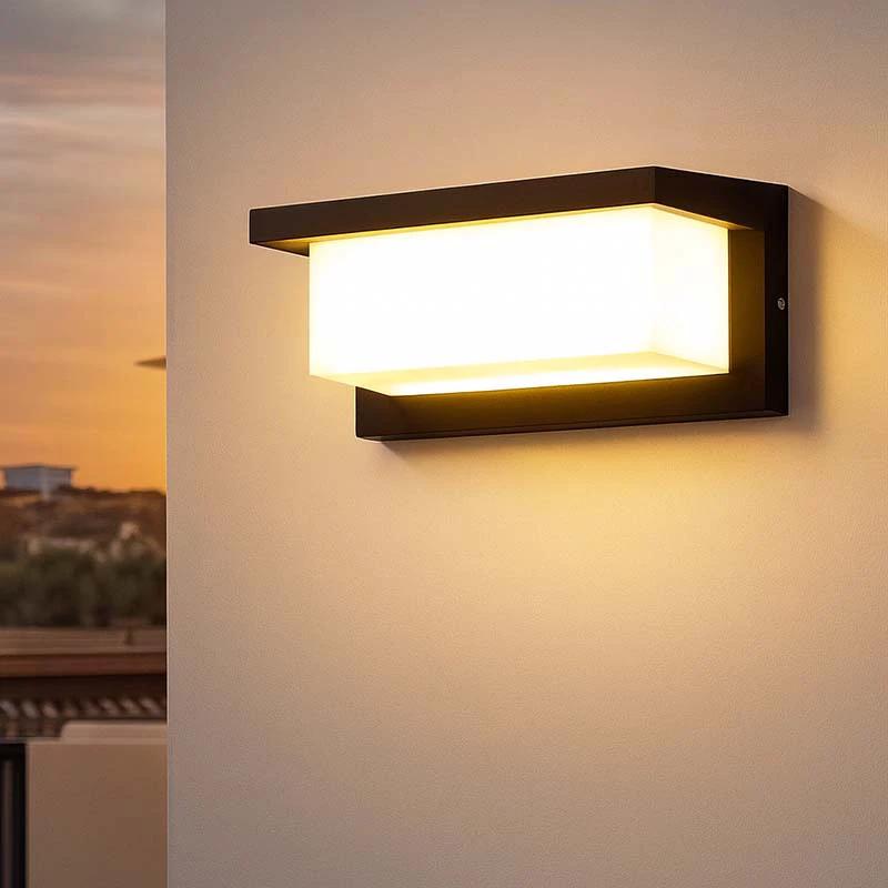 Moderne wasserdichte LED-Außenwandleuchte