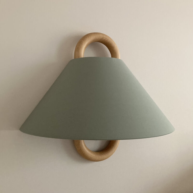 Zeitgenössische Faltenwandlampe