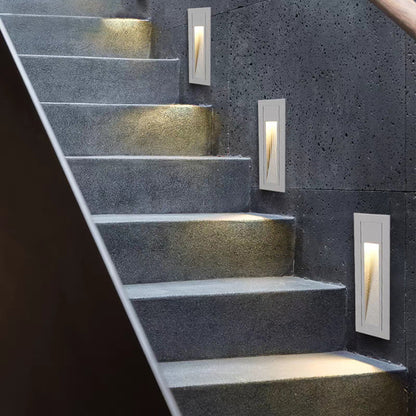 Moderne LED-Terrassen- und Stufenleuchte