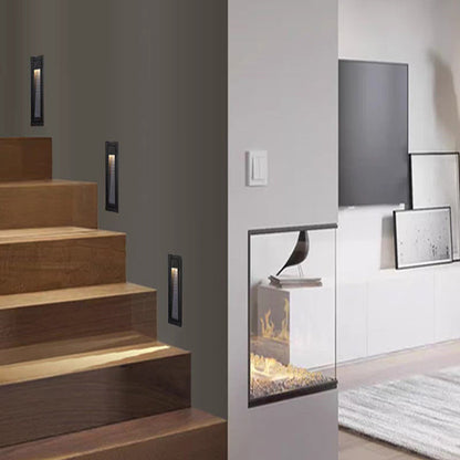 Moderne LED-Terrassen- und Stufenleuchte