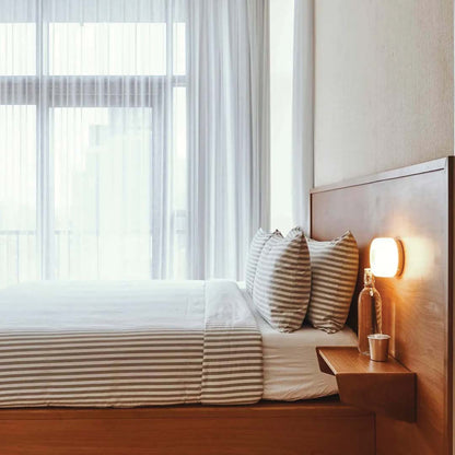 Stilvolle Glas-Wandlampe