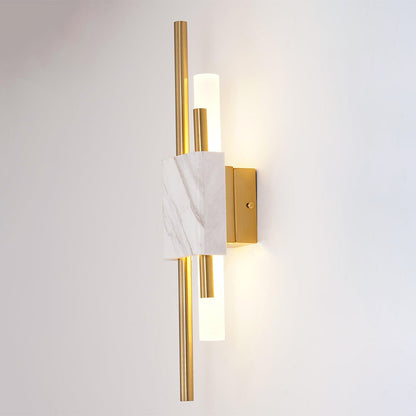 Marmor-Akzent LED-Wandlampe