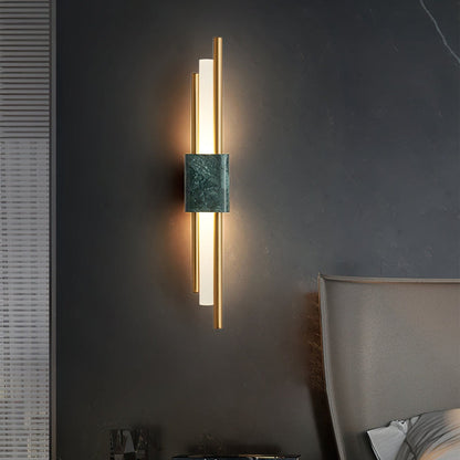 Marmor-Akzent LED-Wandlampe