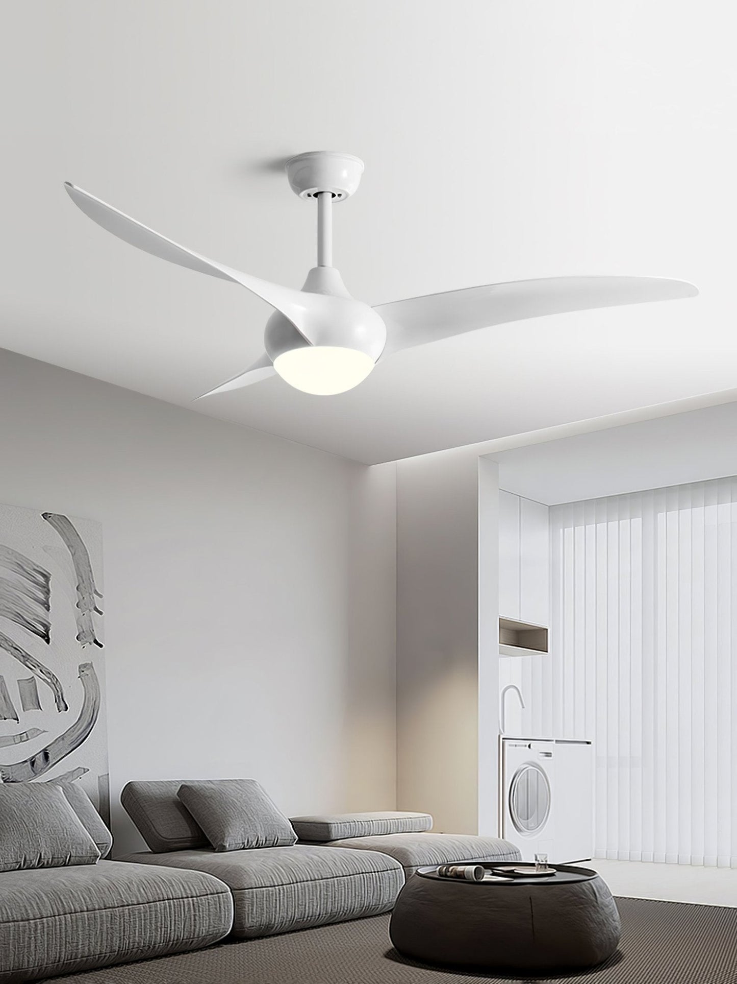 Traditionelle LED-Deckenventilatorleuchte