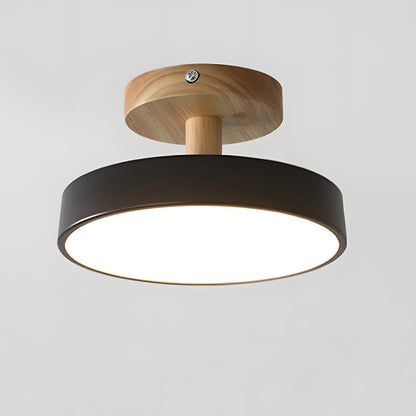 Runde Eisen-LED-Deckenleuchte