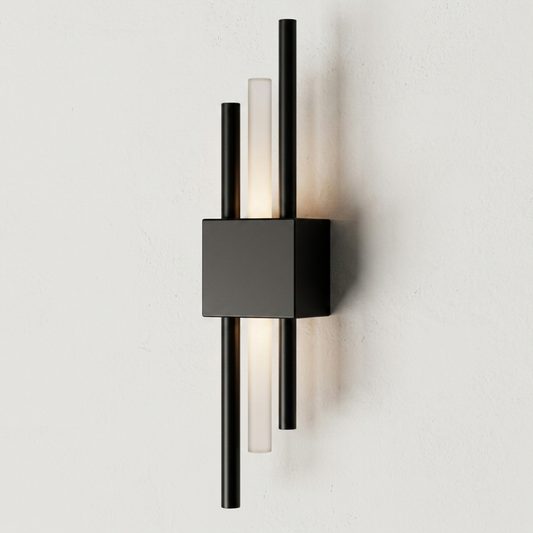 Moderne senkrechte LED-Wandlampe