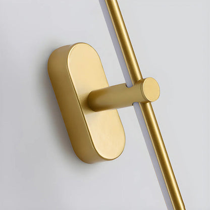 Schlanke LED-Spiegelleuchte für die Wand