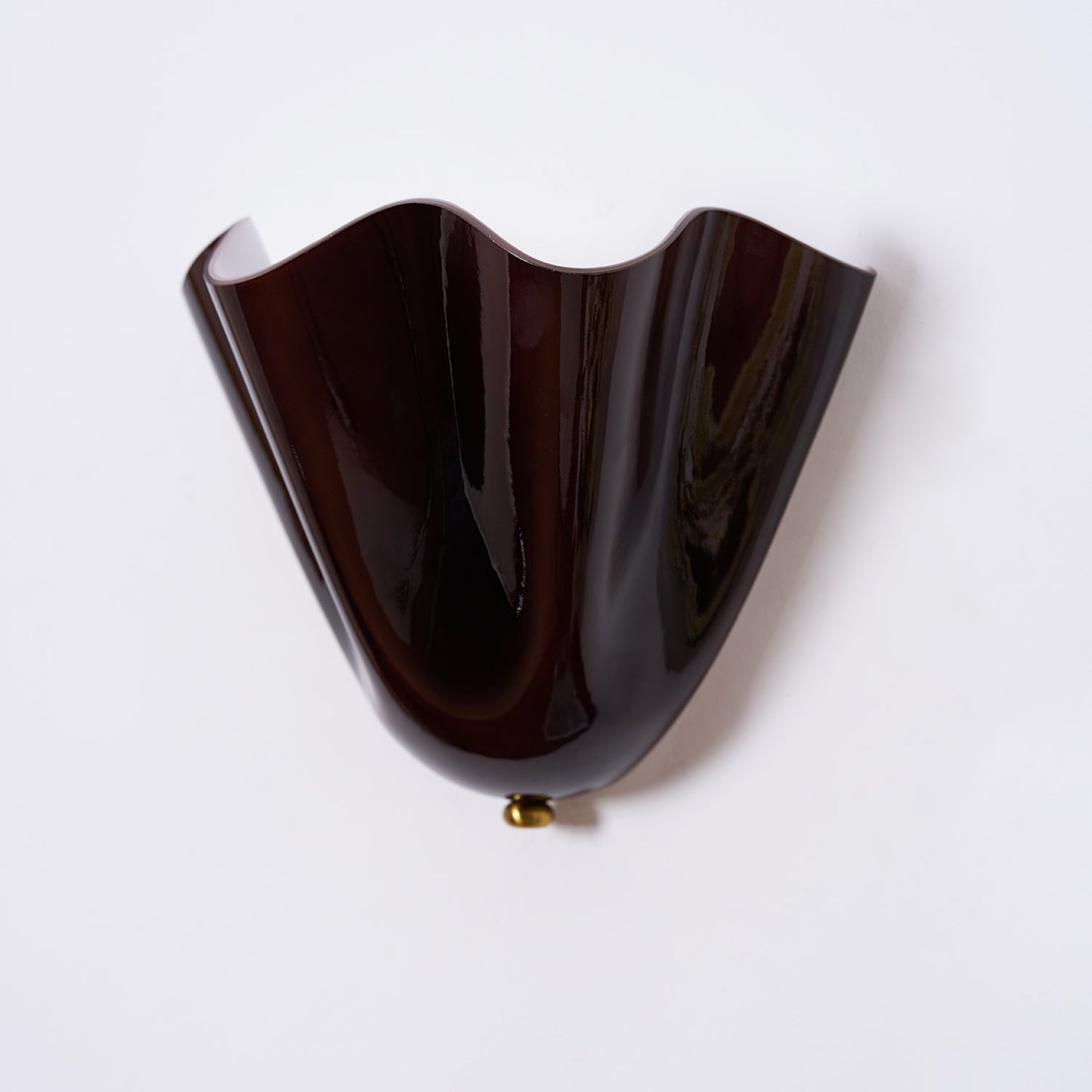 Blütenblatt Glas-Wandlampe