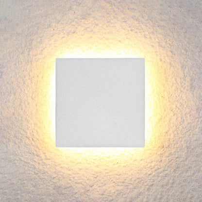 Moderne geometrische LED-Außenwandleuchte