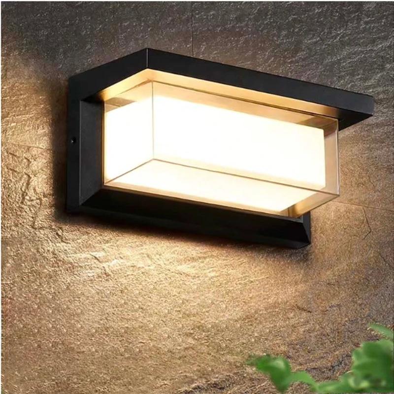 Moderne wasserdichte LED-Außenwandleuchte